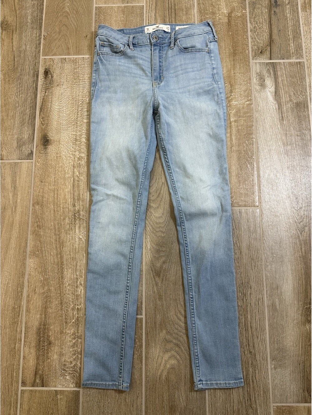 Hollister Women's High Rise Super Skinny Jeans Juniors Size 5R Blue -059-